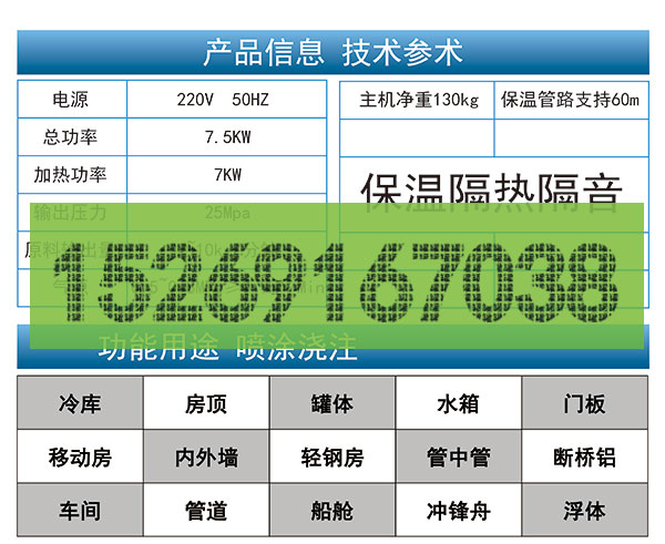 屋頂外墻保溫聚氨酯材料(圖2) JNJX-IIIE聚氨酯發(fā)泡機(jī)技術(shù)參數(shù)